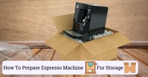 coffee machine on a box